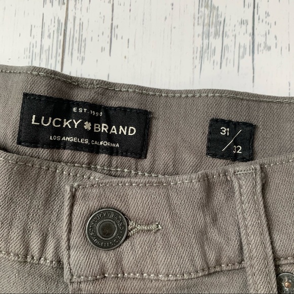 Lucky Brand Straight 221 Gray Jeans Size 31/32 NWT - Picture 13 of 16